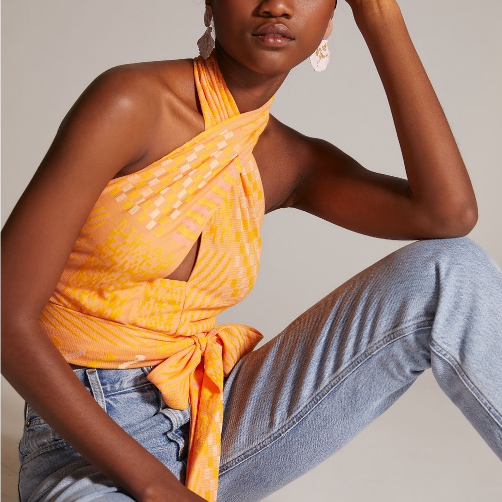 Anthropologie halter top